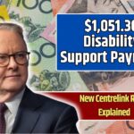 $1,051.30 Disability Support Payment