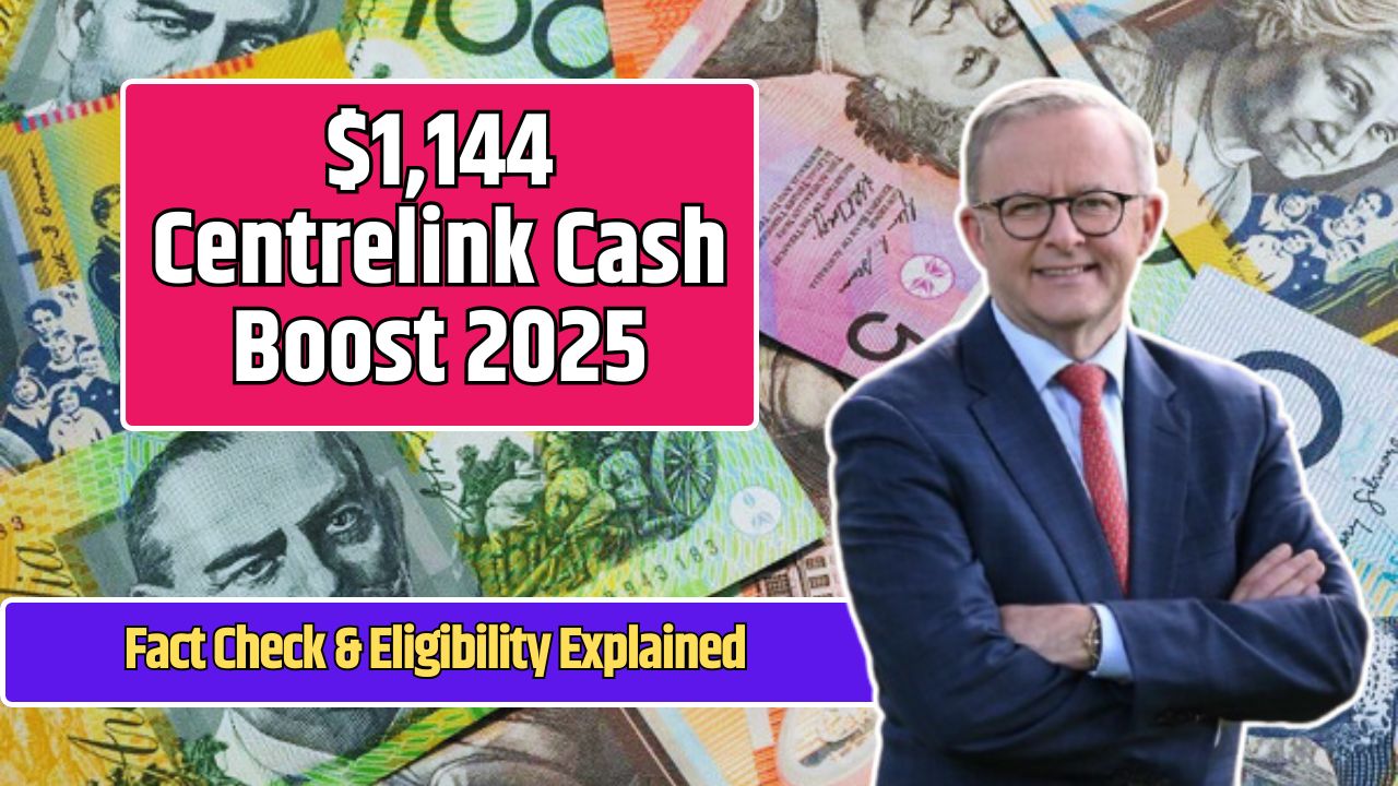 $1,144 Centrelink Cash Boost 2025