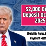 $2,000 Direct Deposit October 2025