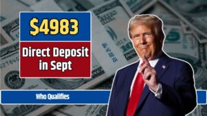 $4983 Direct Deposit in Sept 2025