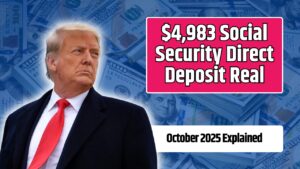 $4,983 Social Security Direct Deposit Real