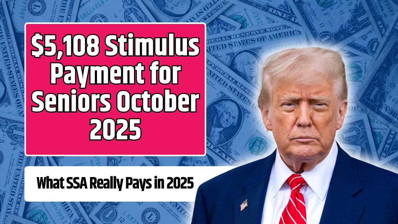 $5,108 Stimulus Payment for Seniors October 2025