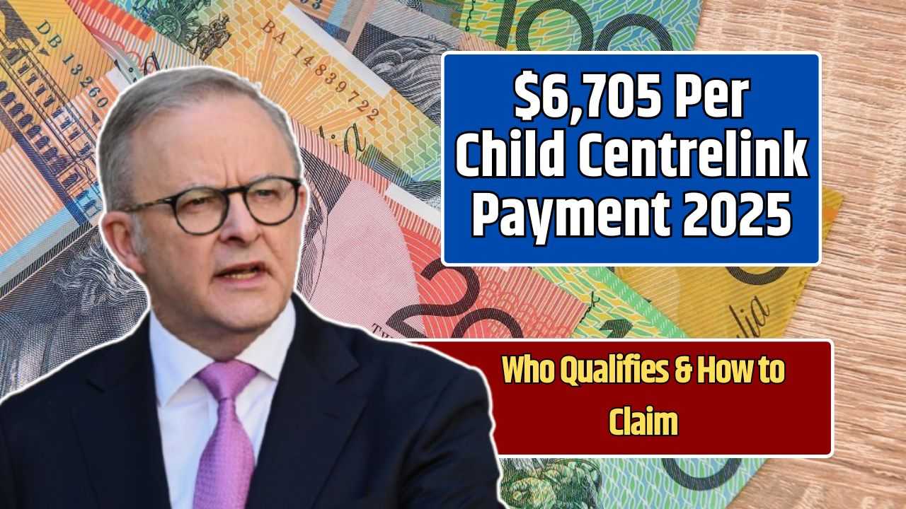 $6,705 Per Child Centrelink Payment 2025