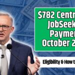 $782 Centrelink JobSeeker Payment October 2025