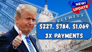 $227, $784, $1,069 Social Security Payments