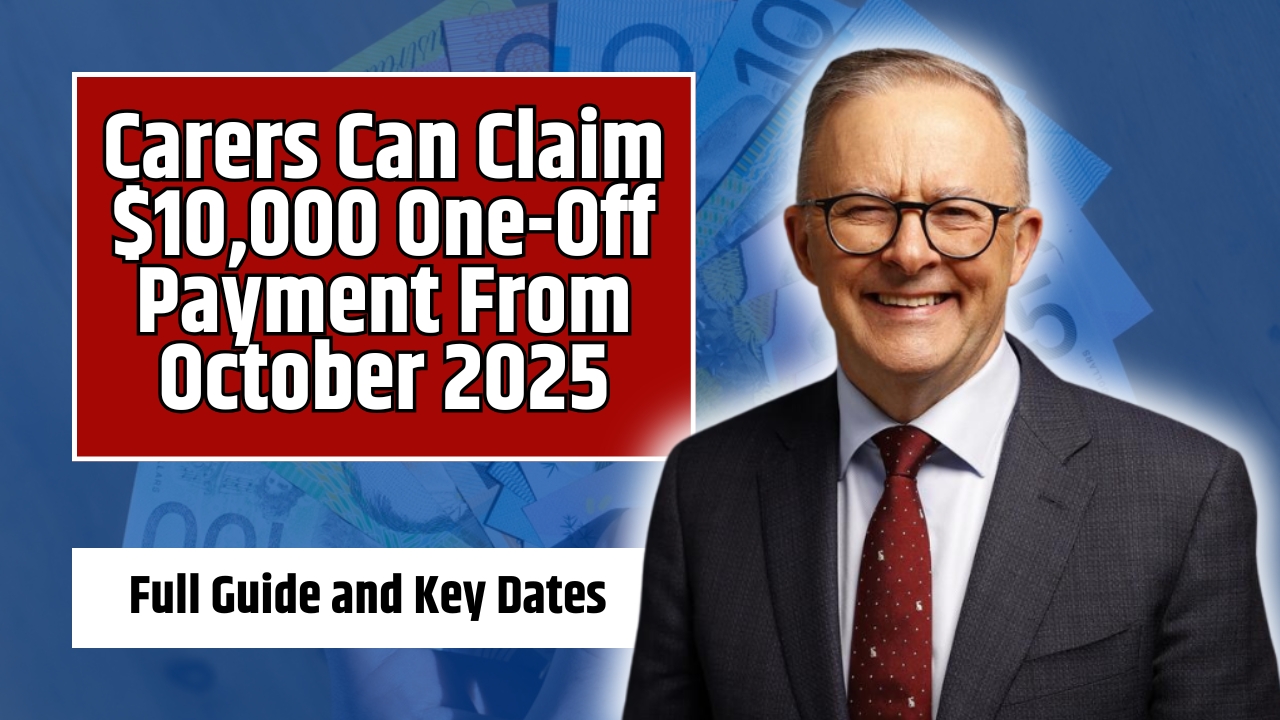Carers Can Claim $10,000 One-Off Payment From October 2025