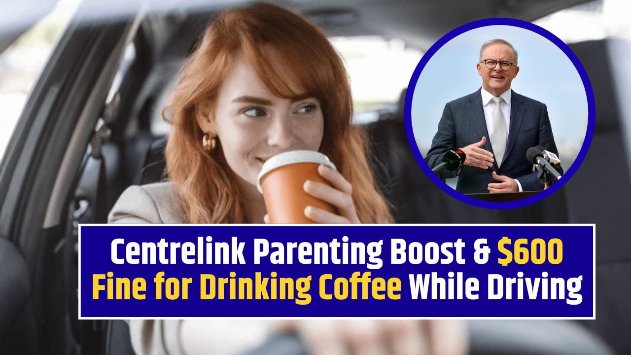 Centrelink Parenting Boost & $600 Fine for Drinking Coffee While Driving