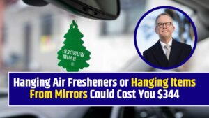 Hanging Air Fresheners or Hanging Items From Mirrors Could Cost You $344