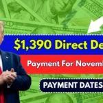 IRS $1,390 Direct Deposit in November