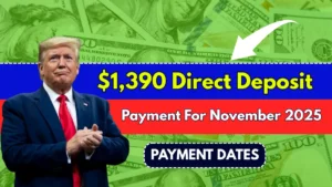 IRS $1,390 Direct Deposit in November