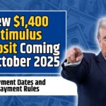 New $1,400 Stimulus Deposit Coming in October 2025