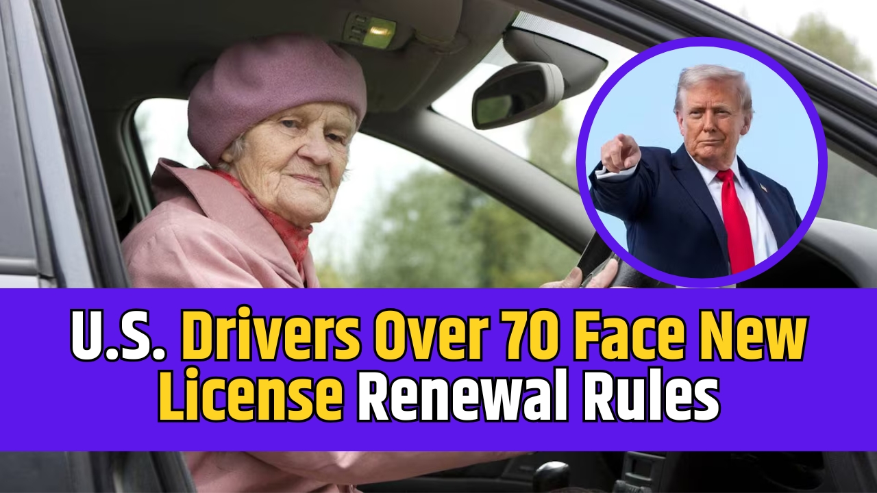 U.S. Drivers Over 70 Face New License Renewal Rules